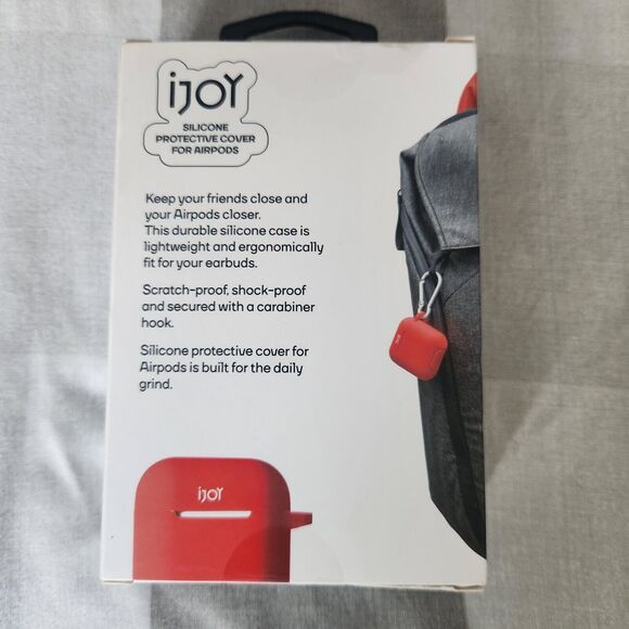 iJoy Silicone Protective Cover Case for Apple Airpods - Picture 2 of 4